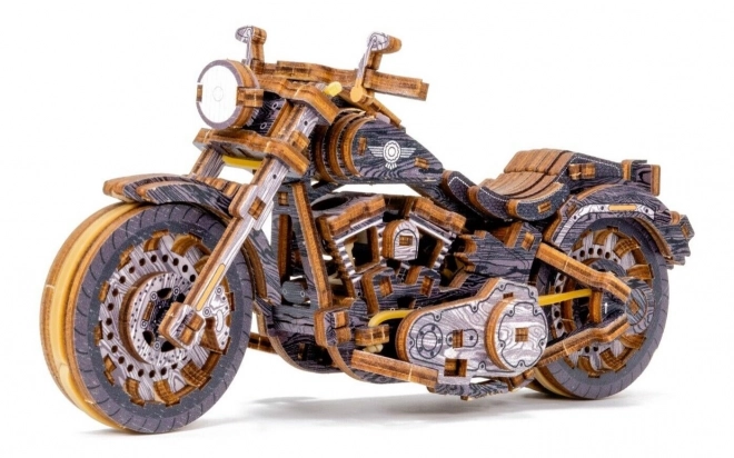 WOODEN CITY 3D puzzel Motorfiets Cruiser Limited Edition 168 stuks