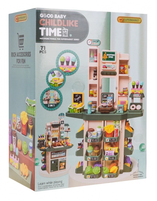 Winkel met licht- en geluidseffecten + accessoires