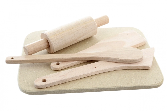 Keukenhulpjes hout