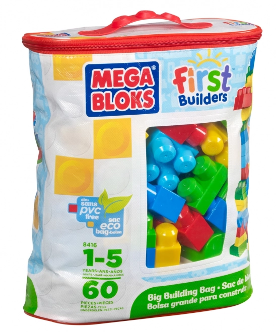 Mega Bloks First Builders Blokken in plastic zak 60 stuks