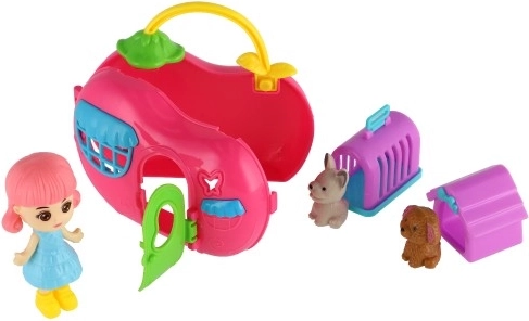 Draagbaar huisje met handvat