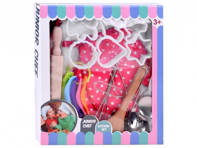 Keukenset met hoed en accessoires