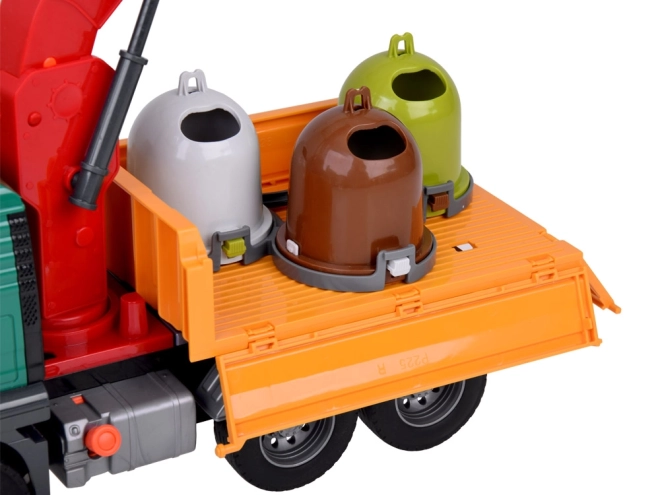 Educatieve vuilniswagen met containers Toytar