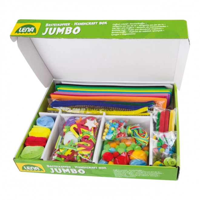 Groene creatieve koffer Jumbo Lena - 800 stuks