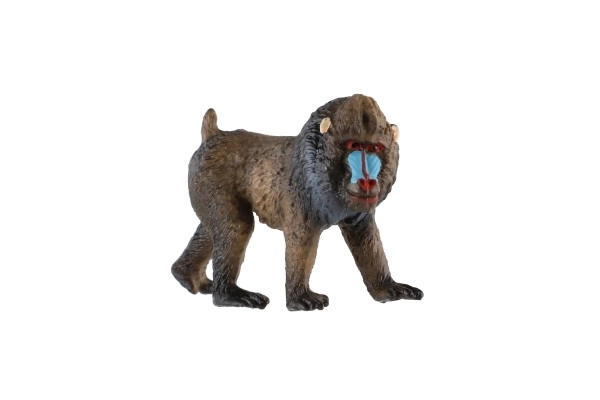 Mandril mannelijke plastic model 7cm in zakje