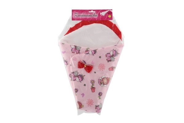 Inbakerdoek voor pop in wieg 45 cm