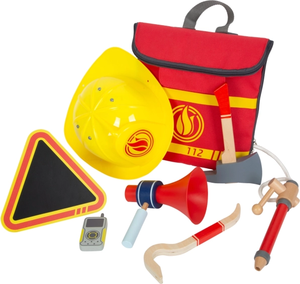 kinderbrandweer-rugzak met gereedschapsset small foot