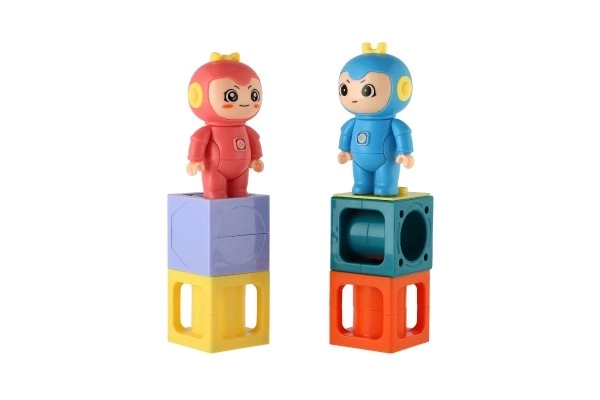 Magnetische knikkerbaan met figuren 102 stuks in doos 49x35x9cm