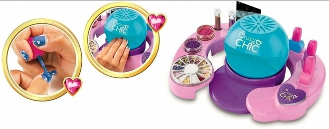 Set voor avontuurlijke nagels Crazy Chic