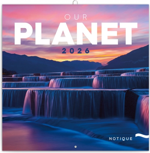 Notique notitiekalender Onze planeet 2026, 30 x 30 cm