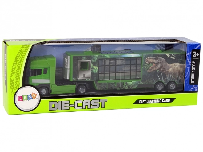 Grote dinosaurus transporter Auto Metaal