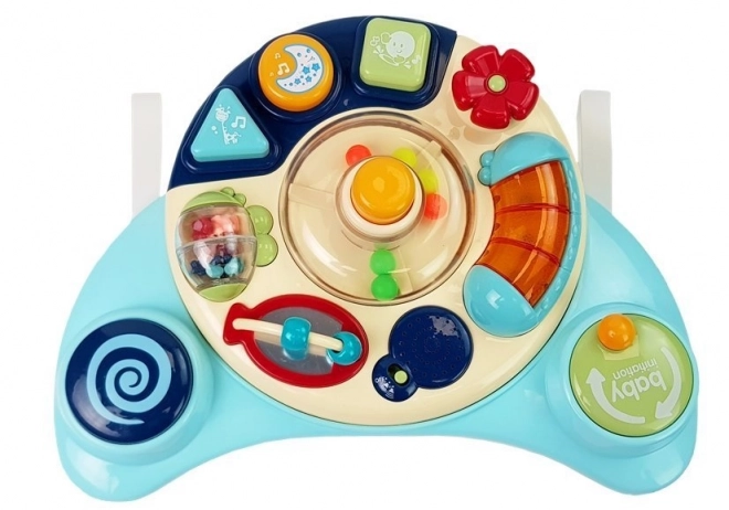 Interactief paneel Kinderspeelgoed Muziek Dierengeluiden Blauw