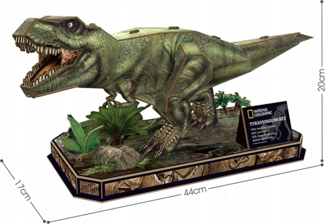 Puzzel 3D National Geographic - T-Rex