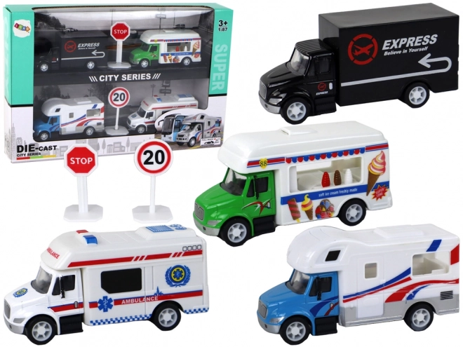 IJscowagen met wrijvingsaandrijving 1:87 A