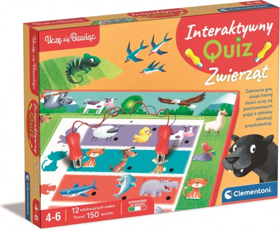 Interactieve quiz Dieren CLEMENTONI (4–6 jaar)