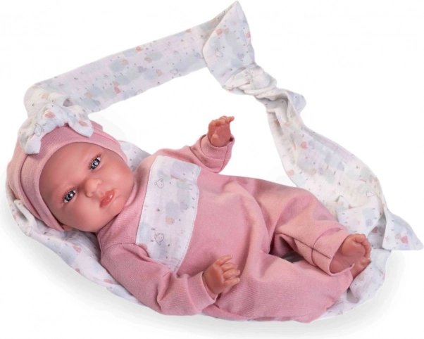 Realistische pop Mijn kleine Reborn Tufi met zacht lichaam 33 cm