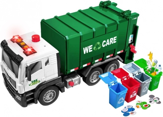 Interactieve vuilniswagen Purifier 1:10 - Educatief speelgoed voor afvalscheiding
