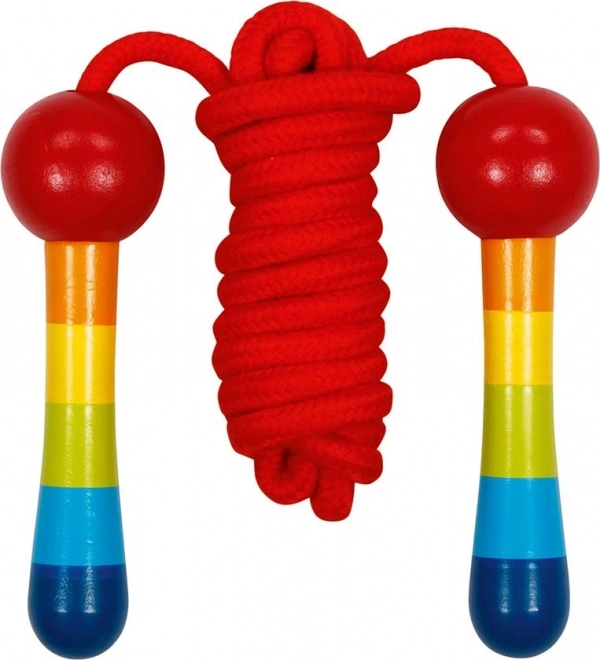 GOKI Verstelbaar springtouw Regenboog 200 cm