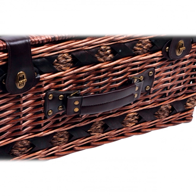 Echte Deluxe Picknickmand voor 4 Personen