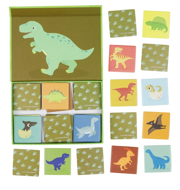 A Little Lovely Company pexeso dinosaurussen