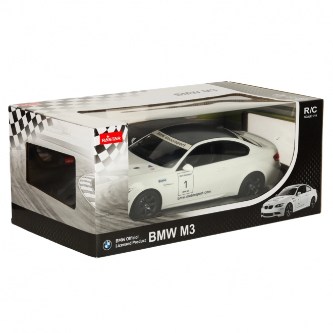 Raceauto op afstandsbediening BMW M3 1:14 wit