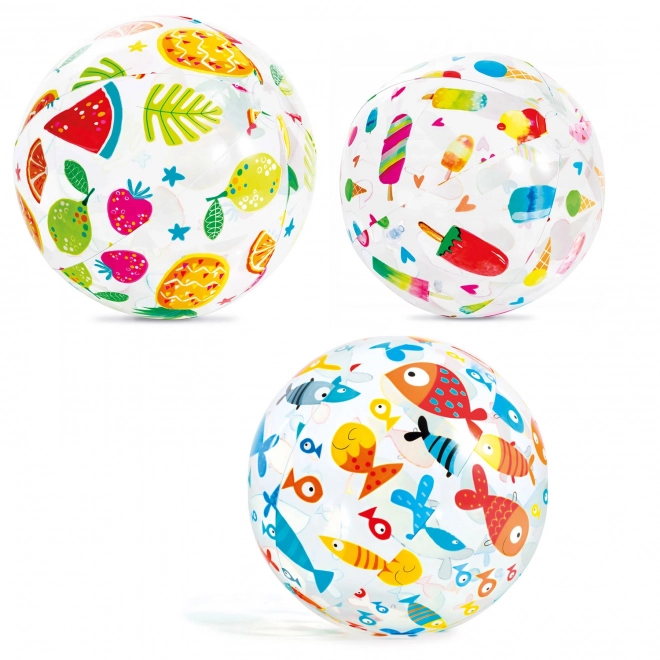 Opblaasbare bal met patronen - 51 cm