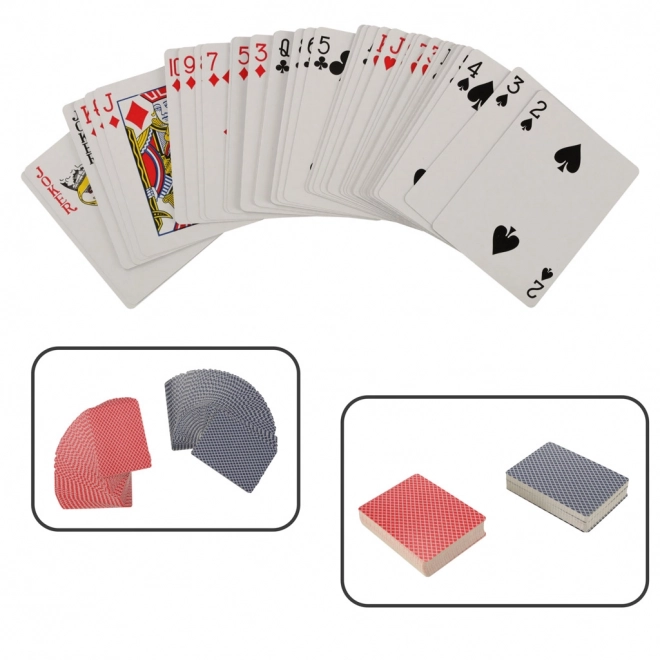 Pokerset in koffertje 500 fiches 2 kaartspellen