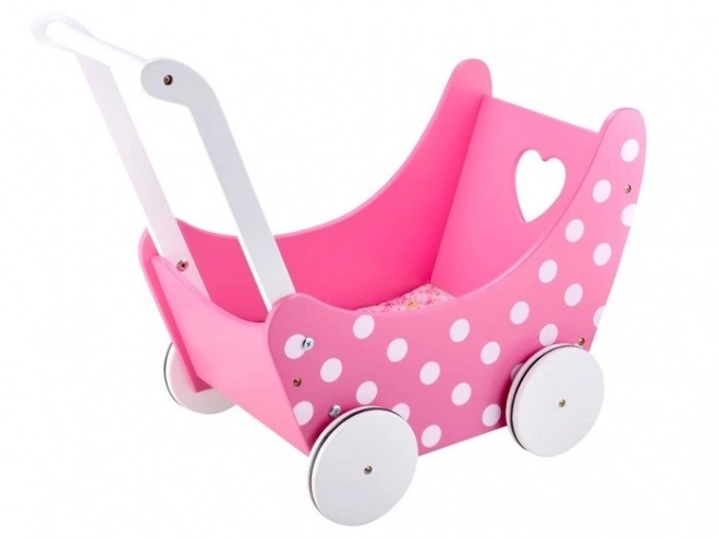 Houten poppenwagen Retro