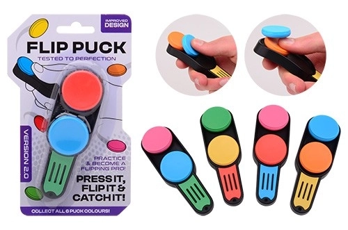 Reactiespel Flip-Puck
