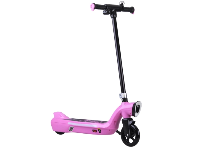 Elektrische step met LED verlichting – Roze