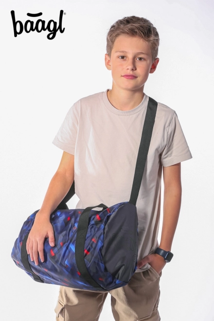 BAAGL set rugzak, etui en sporttas Skate Indigo