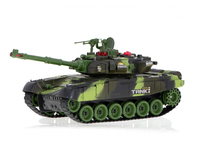 RC tank op afstandsbediening 2,4 GHz bos camouflage