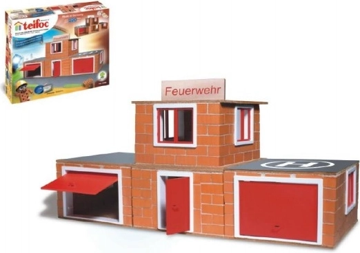 TEIFOC Bouwset Brandweerkazerne – 220 stuks
