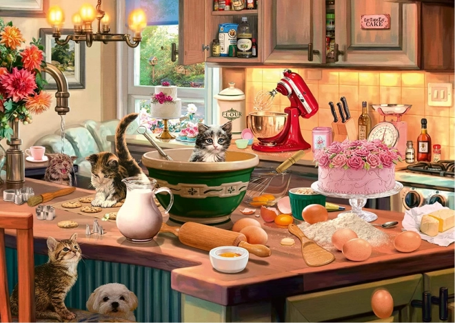 SCHMIDT Secret puzzel Op de keukentafel 1000 stukjes
