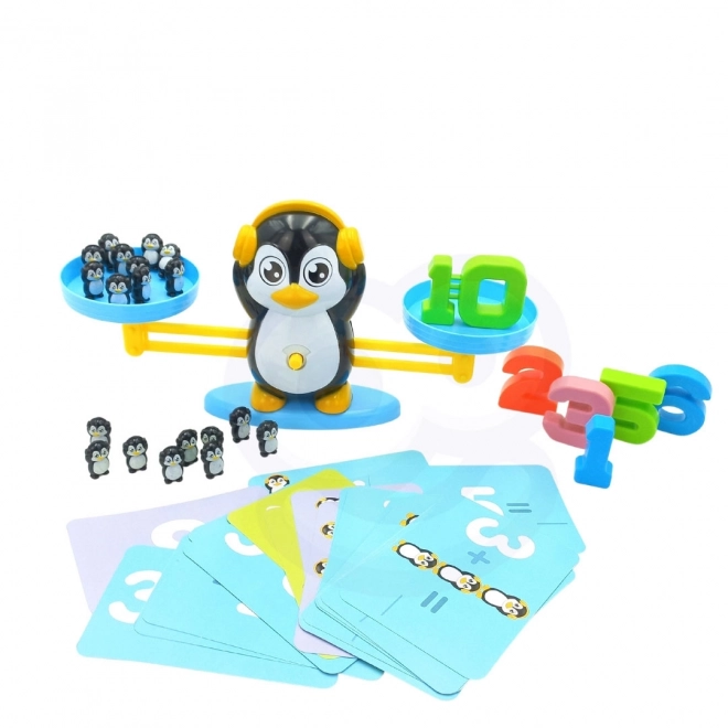 Woopie balansweegschaal met pinguïns voor het leren tellen