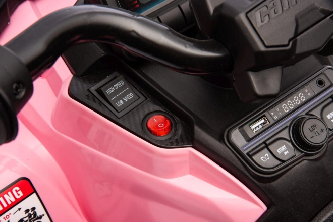 Elektrische kinderquad Outlander roze