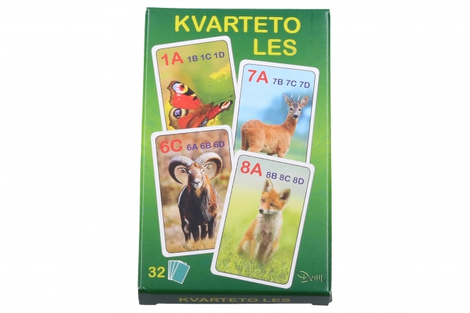 Kwartet bos