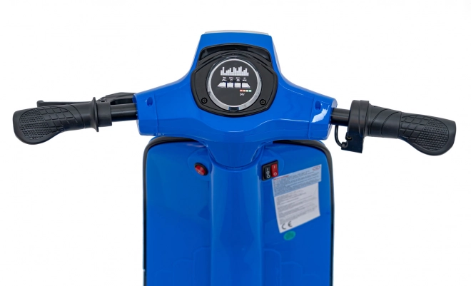 Elektrische Kinder Scooter Retro 23 blauw