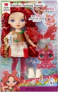 Rainbow High kleine zusje fee Apple (rood)
