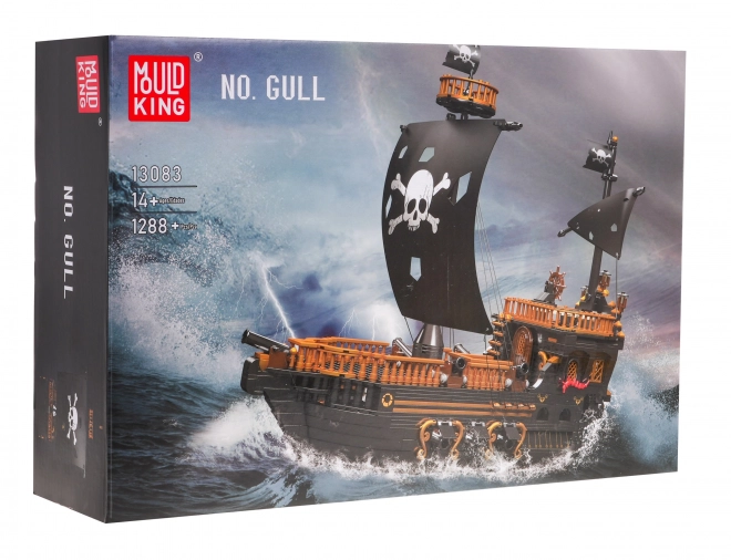 Piratenschip bouwset 1288 stukken