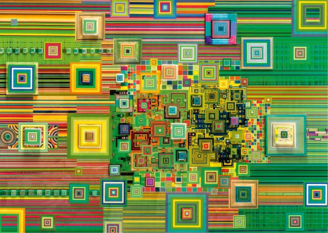 Puzzel Groene USB-stick 1000 Stukjes