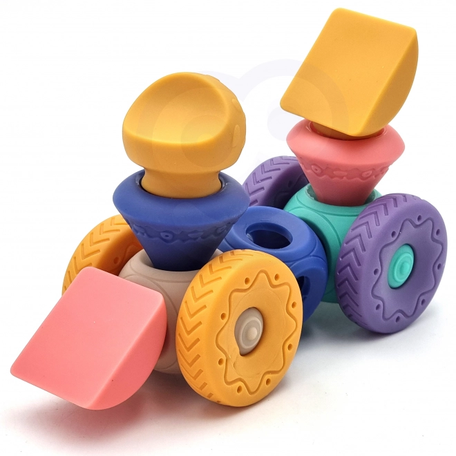 Woopie sensorische bouwblokjes voor kinderen 13 stuks