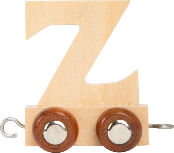 Houten alfabetwagon Z voor treinbaan SMALL FOOT