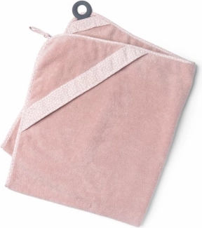 Doomoo Dry & Play badcape/handdoek met capuchon, roze