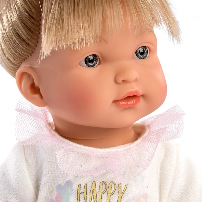 Llorens 28035 VALERIA - realistische pop met volledig vinyllichaam - 28 cm