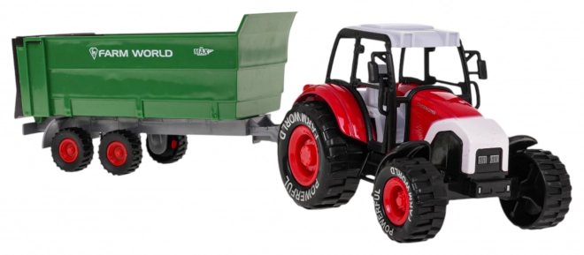Set landbouwwagens Tractor + Maaidorser