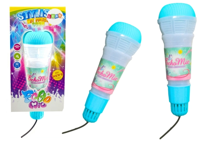 Kindermicrofoon Echo Lichtblauw