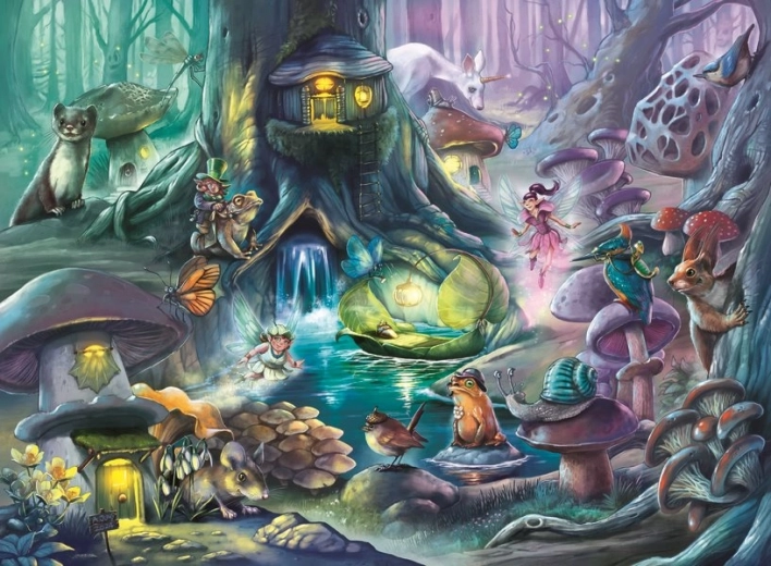 Ravensburger puzzel magisch bos 150 XXL-stukjes