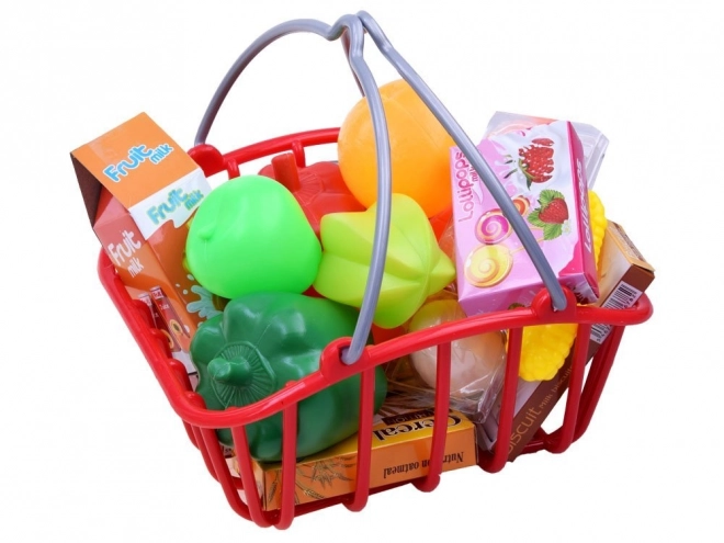 Kinder supermarkt met kassa en scanner