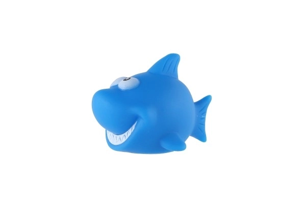 Schattig haaitje verlicht in het water plastic 6cm op batterijen mogelijkheid twee kleuren